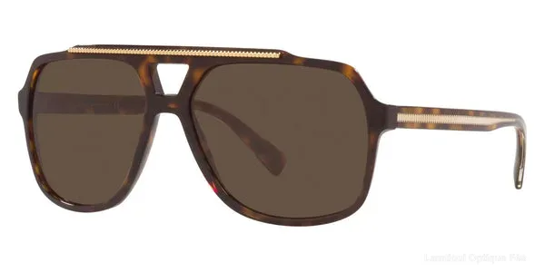 Lunettes de soleil Dolce & Gabbana DG4388 502/73 60 - Havana نضاضر شمس Dolce & Gabbana - Opticien-optométriste فاس