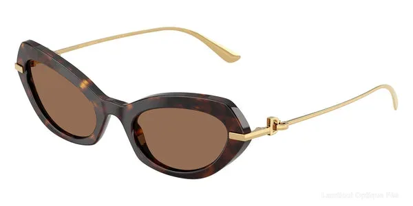 Lunettes de soleil Dolce & Gabbana DG4473 502/73 52 - Havana/Gold - نظارات شمسية Lamtioui Fès فاس المغرب