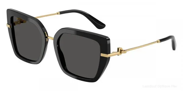 Lunettes de soleil Dolce & Gabbana DG4474 501/87 53 - Black/Gold - Dolce & Gabbana نظارات شمسية فاس Lamtioui