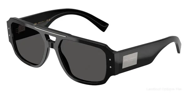 Lunettes de soleil Dolce & Gabbana DG4482 501/87 57 - Black authentique Dolce & Gabbana - Lunettes de soleil Fès Lamtioui Optique