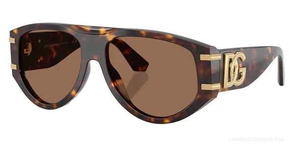 Lunettes de soleil Dolce & Gabbana DG4499 502/73 57 - Havana - Lamtioui Optique Fès