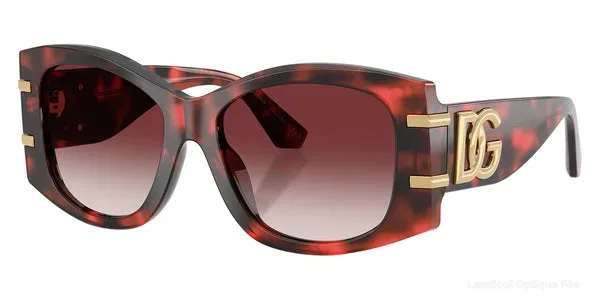 Lunettes de soleil Dolce & Gabbana DG4501 33588H 54 - Red Havana - Dolce & Gabbana نظارات شمسية فاس Lamtioui