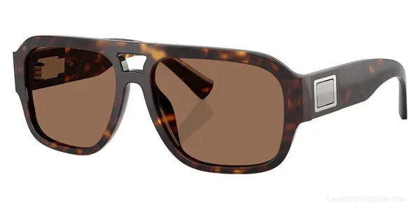 Lunettes de soleil Dolce & Gabbana DG4506 502/73 58 - Havana - Lamtioui Optique Fès