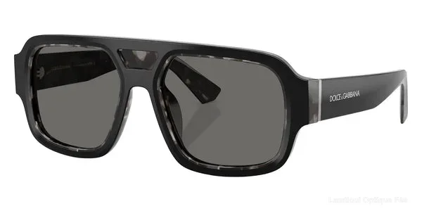 Alternative Lunettes de soleil Dolce & Gabbana DG4516 3403/1 55 - Black on Gray Havana Dolce & Gabbana - Fès Maroc