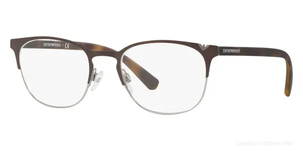 Lunettes de vue Emporio Armani EA1059 3179 53 - Matte Brown & Gunmetal - نضارات طبية Emporio Armani Lamtioui Optique فاس