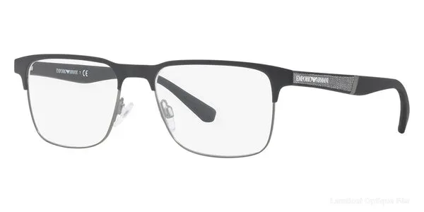 Lunettes de vue Emporio Armani EA1061 3001 55 - Matte Black & Gunmetal - نظارات طبية Lamtioui Fès فاس المغرب
