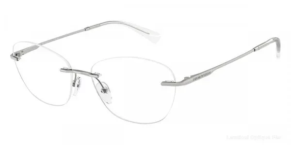 Lunettes de vue Emporio Armani EA1167 3015 53 - Shiny Silver - Lamtioui Optique Fès