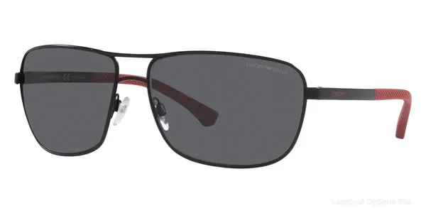 Lunettes de soleil Emporio Armani EA2033 300181 64 - Matte Black Default Title Fès Maroc