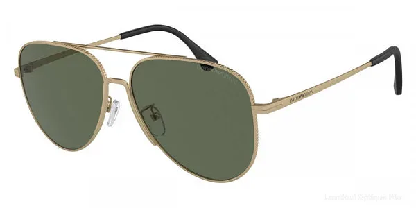 Lunettes de soleil Emporio Armani EA2149D 300271 60 - Matte Pale Gold - Emporio Armani نظارات شمسية فاس Lamtioui