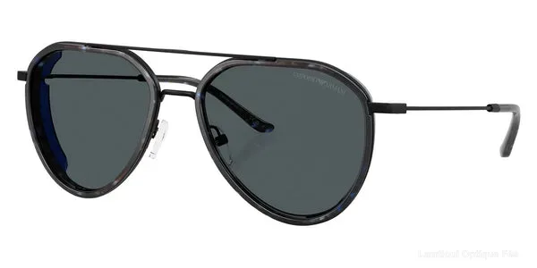 Lunettes de soleil Emporio Armani EA2163 300180 56 - Matte Black - Lamtioui Optique Fès