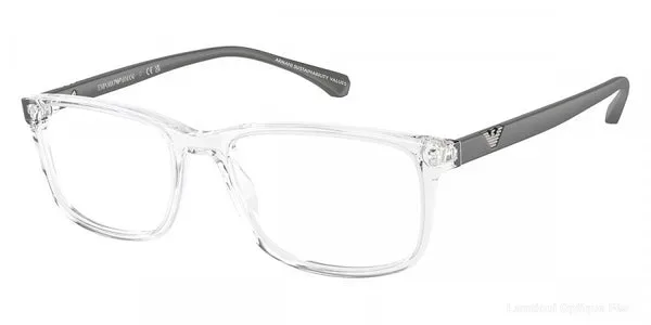 Lunettes de vue Emporio Armani EA3098 5882 53 - Shiny Crystal/Matte Gray - Lamtioui Optique Fès