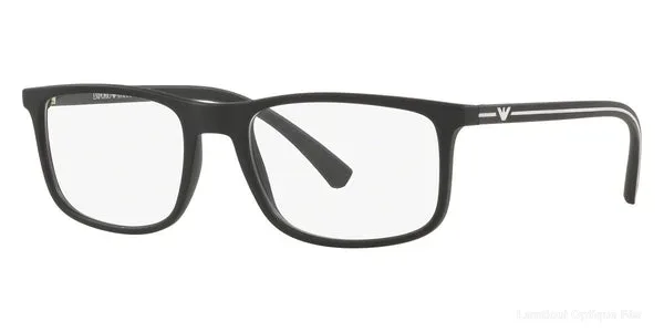 Lunettes de vue Emporio Armani EA3135 5063 55 - Rubber Black - نظارات طبية Lamtioui Fès فاس المغرب