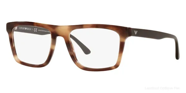 Lunettes de vue Emporio Armani EA3185 5903 54 - Striped Brown نضارات طبية Emporio Armani - Opticien-optométriste فاس