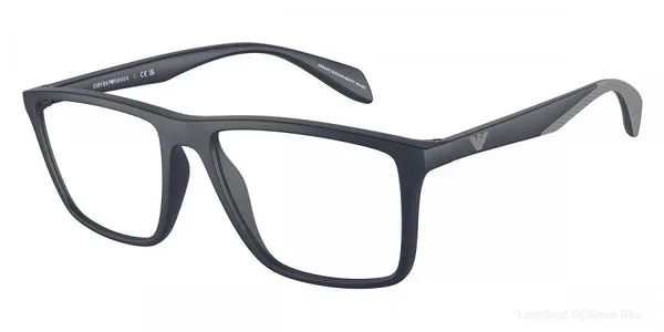 Lunettes de vue Emporio Armani EA3230 5088 53 - Matte Blue/Rubber Gray نضارات طبية Emporio Armani - Opticien-optométriste فاس