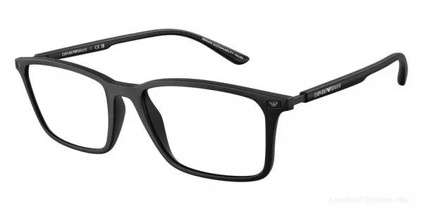 Lunettes de vue Emporio Armani EA3237 5001 55 - Matte Black - Lamtioui Optique Fès
