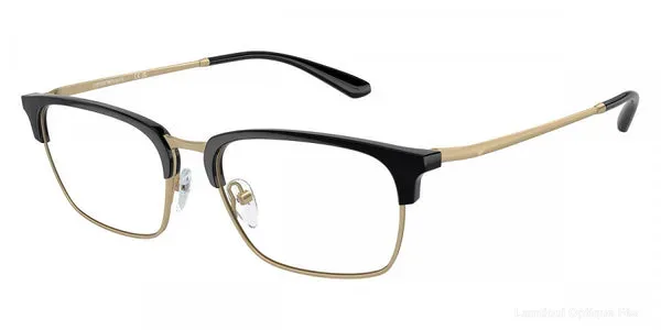 Lunettes de vue Emporio Armani EA3243 3002 53 - Shiny Black/Matte Pale Gold authentique Emporio Armani - Lunettes de vue Fès Lamtioui Optique