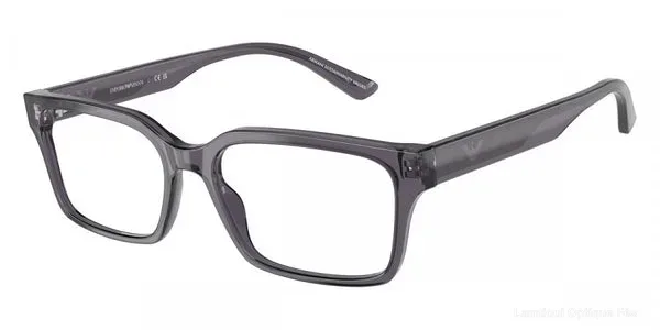 Lunettes de vue Emporio Armani EA3244 6106 53 - Transparent Dark Gray نضارات طبية Emporio Armani - Opticien-optométriste فاس
