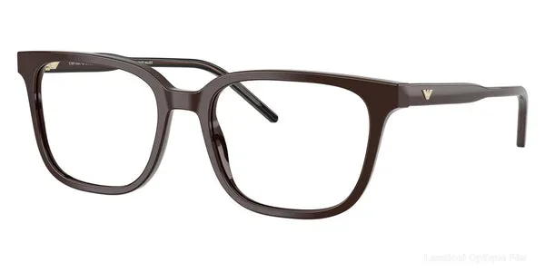 Lunettes de vue Emporio Armani EA3258 6255 52 - Shiny Brown/Transparent Brown نضارات طبية Emporio Armani - Opticien-optométriste فاس