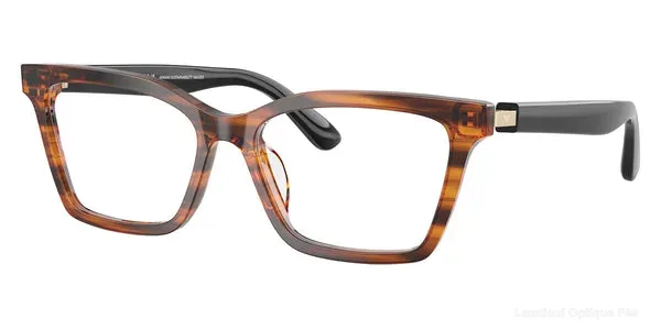 Lunettes de vue Emporio Armani EA3261U 6268 52 - Shiny Striped Yellow/Shiny Black - نضارات طبية Emporio Armani Lamtioui Optique فاس