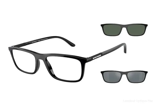 Lunettes de vue Emporio Armani CLIP-ON - EA4160 50011W 55 authentique Emporio Armani - Lunettes de vue Fès Lamtioui Optique