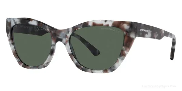 Lunettes de soleil Emporio Armani EA4176 509771 54 - Shiny Blue Havana authentique Emporio Armani - Lunettes de soleil Fès Lamtioui Optique
