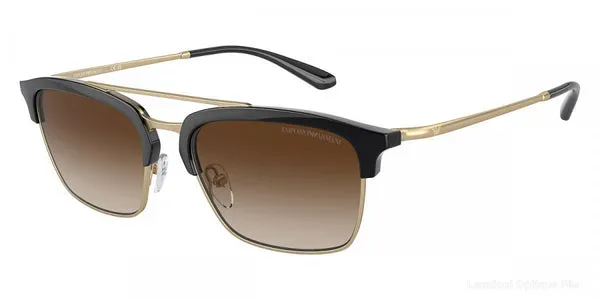 Lunettes de soleil Emporio Armani EA4228 300213 55 - Shiny Black/Matte Pale Gold نضاضر شمس Emporio Armani - Opticien-optométriste فاس