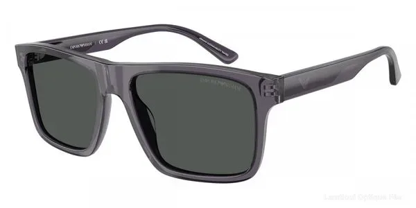 Lunettes de soleil Emporio Armani EA4232 610687 57 - Transparent Dark Gray - Emporio Armani نظارات شمسية فاس Lamtioui