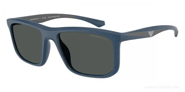 Lunettes de soleil Emporio Armani EA4234U 618587 57 - Matte Blue/Gray Rubber - Emporio Armani نظارات شمسية فاس Lamtioui