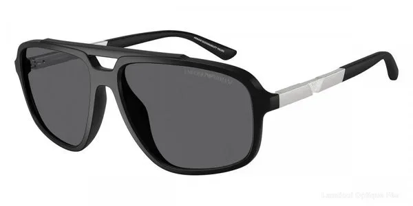 Lunettes de soleil Emporio Armani EA4236U 5001T3 59 - Matte Black/Aluminium Lunettes de soleil - Opticien-optométriste Lamtioui Fès Maroc