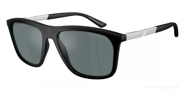 Lunettes de soleil Emporio Armani EA4237 50016G 57 - Matte Black/Aluminium - Emporio Armani نظارات شمسية فاس Lamtioui