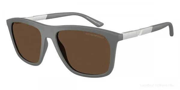 Lunettes de soleil Emporio Armani EA4237 620573 57 - Matte Gray/Aluminium نضاضر شمس Emporio Armani - Opticien-optométriste فاس