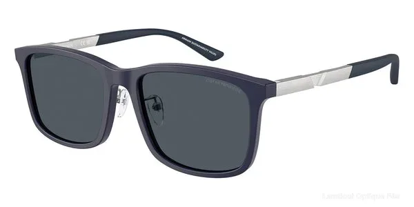 Lunettes de soleil Emporio Armani EA4241D 618987 57 - Matte Dark Blue/Aluminium - نضاضر شمس Emporio Armani Lamtioui Optique فاس