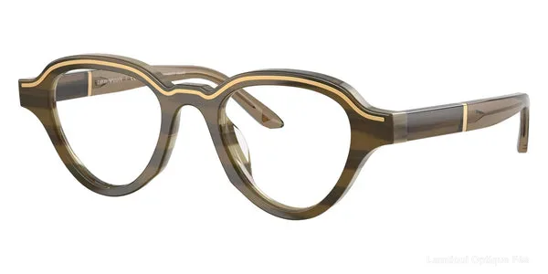 Similaire Lunettes de soleil Emporio Armani EA4264U 63381W 47 - Brown on Striped Beige - Lamtioui Optique Fès