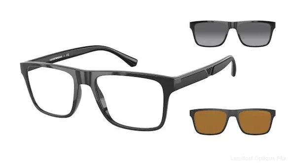 Similaire Lunettes de vue Emporio Armani CLIP-ON - EA4115 50171W 54 - Lamtioui Optique Fès
