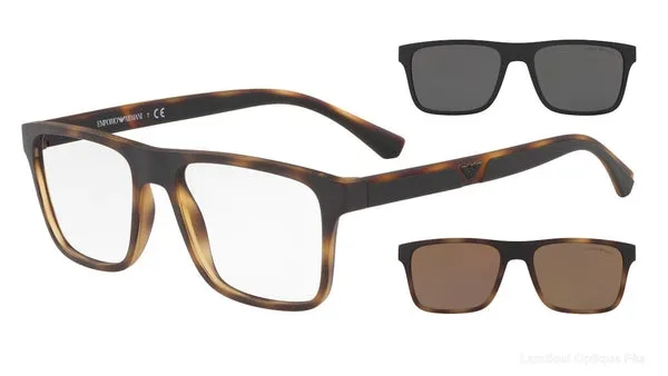 Lunettes de vue Emporio Armani CLIP-ON - EA4115 58021W 54 - Emporio Armani نظارات طبية فاس Lamtioui
