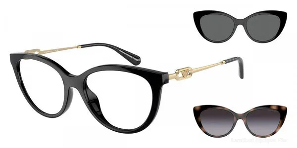 Lunettes de vue Emporio Armani CLIP-ON - EA4213U 50171W 53 - Lamtioui Optique Fès