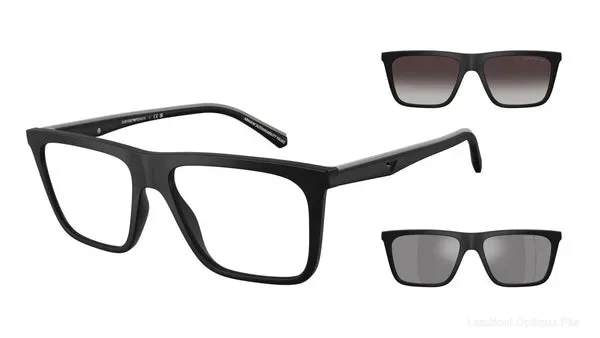Lunettes de vue Emporio Armani CLIP-ON - EA4258 50011W 56 - Emporio Armani نظارات طبية فاس Lamtioui