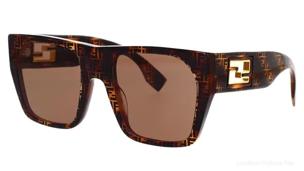 Similaire Lunettes de soleil Fendi BAGUETTE - FE40124I 55E 54 - Lamtioui Optique Fès