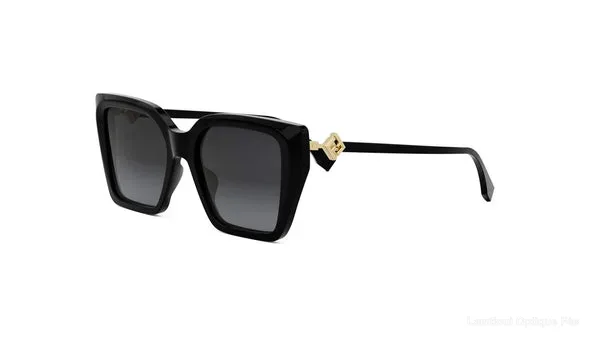 Lunettes de soleil Fendi DIAMONDS - FE40161F 01B 55 - Fendi نظارات شمسية فاس Lamtioui