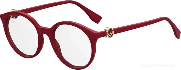 Lunettes de vue Fendi FF0309 C9A 51 - RED - نضارات طبية Fendi Lamtioui Optique فاس