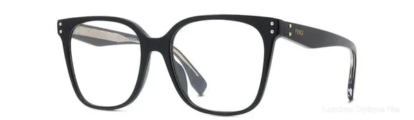 Lunettes de vue Fendi FE50004I 001 53 - نظارات طبية Lamtioui Fès فاس المغرب
