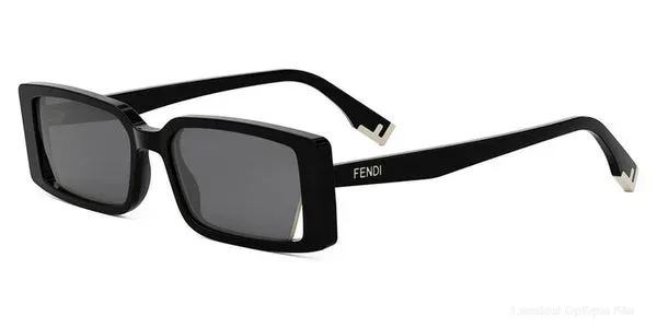 Lunettes de soleil Fendi WAY - FE40164I 01A 53 Lunettes de soleil - Opticien-optométriste Lamtioui Fès Maroc