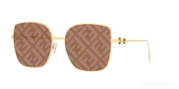 Lunettes de soleil Fendi FE40013U 30G 59 authentique Fendi - Lunettes de soleil Fès Lamtioui Optique