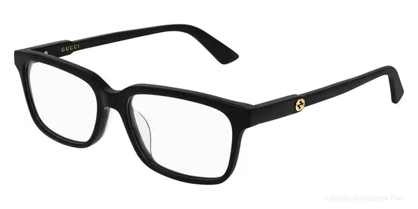 Lunettes de vue Gucci GG0557OJ 001 53 - BLACK authentique Gucci - Lunettes de vue Fès Lamtioui Optique
