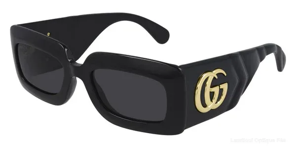 Lunettes de soleil Gucci GG0811S 001 53 - BLACK - نضاضر شمس Gucci Lamtioui Optique فاس