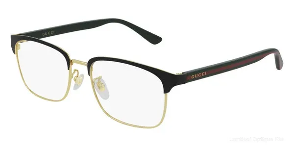 Lunettes de vue Gucci GG0934OA 001 54 - BLACK/GREEN - نظارات طبية Lamtioui Fès فاس المغرب