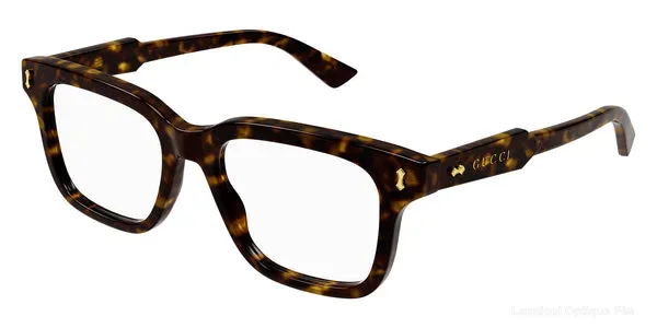 Lunettes de vue Gucci GG1265O 007 52 - HAVANA نضارات طبية Gucci - Opticien-optométriste فاس