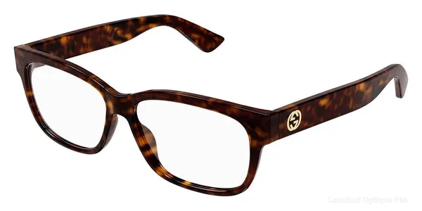 Lunettes de vue Gucci GG1341O 002 55 - HAVANA نضارات طبية Gucci - Opticien-optométriste فاس