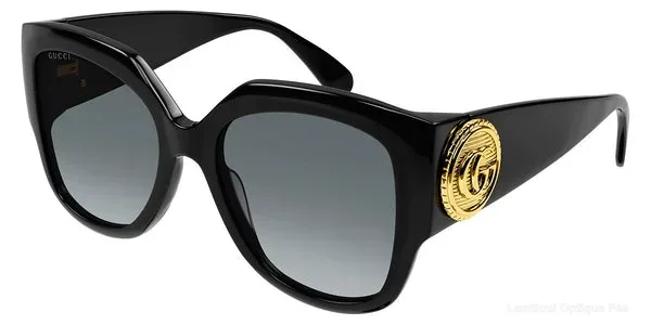 Lunettes de soleil Gucci GG1407S 001 54 - BLACK - نضاضر شمس Gucci Lamtioui Optique فاس