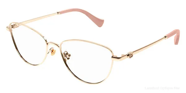 Lunettes de vue Gucci GG1595O 002 55 - GOLD - نضارات طبية Gucci Lamtioui Optique فاس